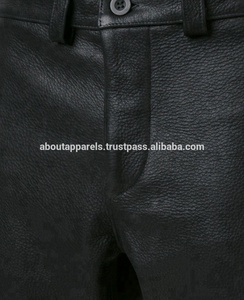 Pantalon en cuir véritable de mouton pour homme, élégant et personnalisé bon marché, pantalon de mode en cuir, extensible, offre spéciale, nouveauté - Product Image 4