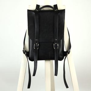 Handmade Genuine Leather <b>Laptop</b> Backpack 30-40L Waterproof Unisex Daily Use with Variety of Colors Rucksack KOK-0018 - Product Image 1