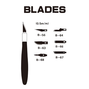 Juego de Herramientas de precisión para manualidades, cuchillo hecho en Taiwán con 6 cuchillas diferentes, afición artística - Product Image 5