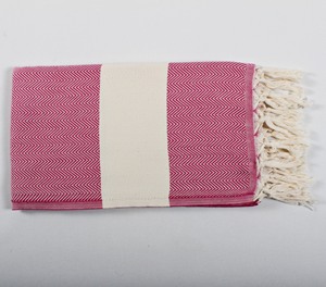Toalla turca con diseño de espiga, Toalla de baño, toalla de playa, Fouta - Product Image 5