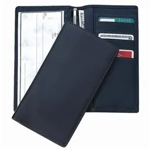 Fundas de talonario de cuero para hombre/cartera de talonario - Product Image 1