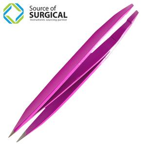 Pince à épiler chirurgicale double action en acier inoxydable, instrument chirurgical certifié CE pour cliniques et hôpitaux, 95 mm - Product Image 3