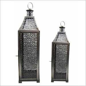 Farol de Hierro y Vidrio Marroquí Hecho a Mano - Product Image 3
