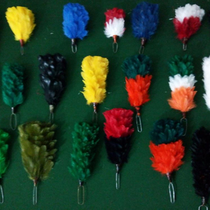 Custom Hackle Plume para Sombreros Multi Colores - Product Image 2