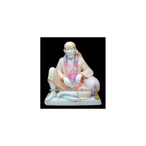 Marble Stone Sai Baba Statue - Product Image 1