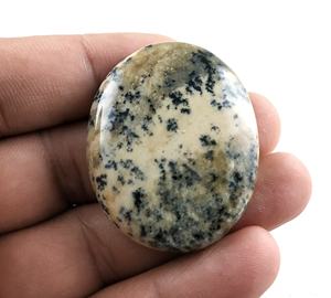 Cabochons de pierres précieuses semi-précieuses en opale dendritique naturelle, coupe lisse et brillante, fabrication de bijoux en gros - Product Image 2