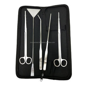 Kit d'outils d'aquarium en acier inoxydable, pour garniture de poissons et de plantes aquatiques - Product Image 1