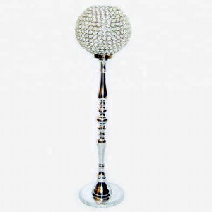 Luxury Handmade Metal T Light <b>Candle</b> Holder with Crystal Globe Votive Shiny Finished Pillar <b>Candle</b> <b>Lanterns</b> & Jars - Product Image 6