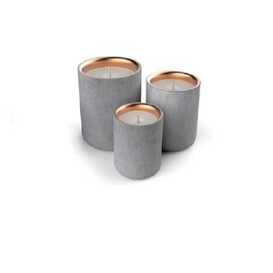 Maravilloso DISEÑO DE Color gris, portavelas decorativo, tarro de vela para el hogar, decoración de boda, accesorios de iluminación al precio más bajo - Product Image 1
