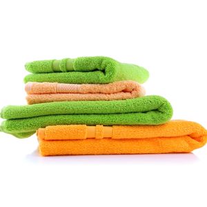 Serviette de bain en microfibre Super absorbant l'eau serviettes de bain décoratives 100% coton serviettes Logo personnalisé fournisseur en Inde - Product Image 2