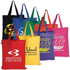 Bolsas de mano de algodón 100%, bolsa de compras, bolsa de comestibles de algodón - Product Image 1