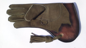 ถุงมือหนังนูบัคสองชั้นสำหรับดักสัตว์เหยี่ยว - Product Image 4