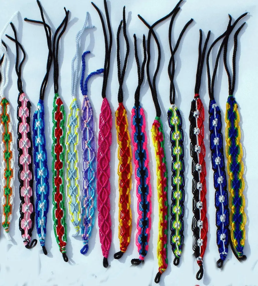 Friendship Bracelets Peruvian Macrame Hand Woven Jewelry Wholesale for Sale Bulk Jewellery UK Lots