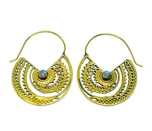 Antiguo gitano indio Tribal étnico aro colgante Mandala pendientes nuevo diseño estilo bohemio para mujeres - Product Image 1