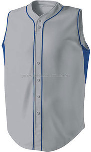 100% Polyester Sportswear Maillots de baseball pas cher Respirant Uniforme de baseball grande taille pour la saison de printemps - Product Image 4