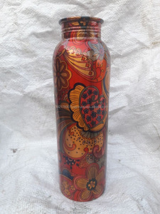 Printed Copper <b>Water</b> <b>Bottle</b> Leak Proof Design Copper <b>Bottle</b> <b>for</b> Yoga - Product Image 6