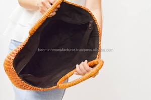 Sac à main en jacinthe d'eau colorée de haute qualité - Product Image 4