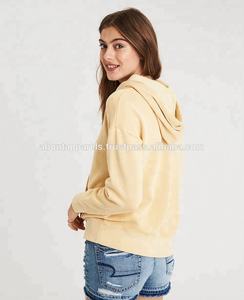 Women's High Quality Cotton Hoodies Custom Wholesale Hot Long Sleeve Pullover French Terry Winter Summer Wear-Plus Size Hooded - Product Image 3