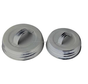Tapas inteligentes de metal con asa rústica y acabado frotado con aceite de boca ancha y tipo de tapa regular - Product Image 6