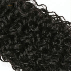 Paquetes de cabello humano natural del templo del sur de la India Cabello Virgen sin procesar Envío gratuito de FedEx/DHL Color negro Onda natural - Product Image 2