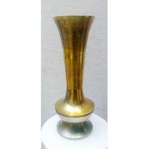 <b>UNIQUE</b> HOME DECORATION TROPHY FLOWER <b>VASE</b> METAL <b>VASE</b> HOT SELLING ANTIQUE <b>VASE</b> WITH HANDLES in WHOLESALE PRICE - Product Image 4