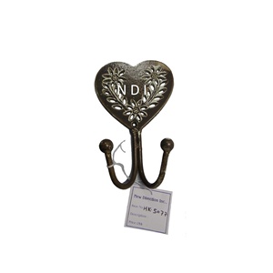 Kitchen Bathroom Wall Hanging <b>Hooks</b> Sustainable Quality Wall <b>Hooks</b> Decorative Aluminium Metal Wall <b>Hooks</b> - Product Image 1