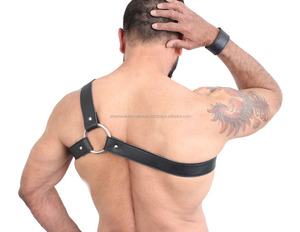 Shemax 2024 calidad superior Venta caliente personalizado al por mayor pecho arnés de cuero - Product Image 2