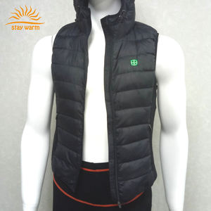 Gilet en duvet léger chauffant électrique rechargeable pour hommes et femmes résistant à l'eau et au vent - Product Image 2