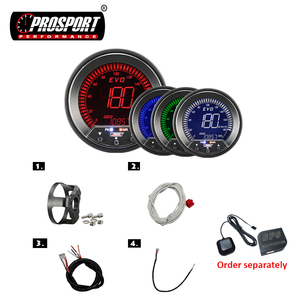 Đồng hồ tốc độ kỹ thuật số đa năng 85mm, đo tốc độ MPH và quãng đường, dành cho ô tô, chất liệu nhựa mới - Product Image 6