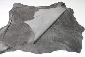 กระเป๋าหนังนิ่มลายหนังแกะผิวสีแทนสีเทาสไตล์วินเทจสำหรับโซฟารองเท้าเสื้อผ้ากระเป๋าถือ-ขายส่ง - Product Image 5