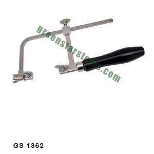 Herramientas de joyería GS 1361 para joyeros, nuevo marco de sierra de tensión ajustable con tornillo de acero y madera, acero inoxidable - Product Image 1
