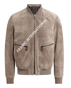 Real หนังนิ่มหนังแฟชั่นสไตล์ Ribbed Jacket - Product Image 1