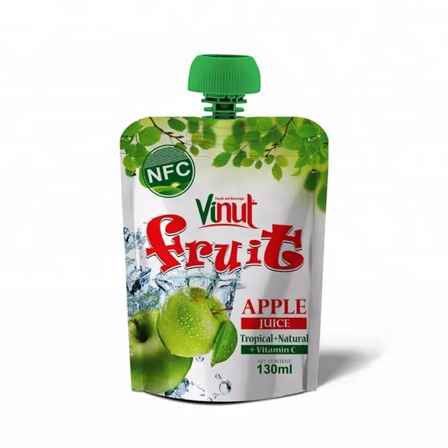 Enjoy 100% Pure Juiceで130ミリリットル新鮮な青リンゴの果実ジュースバッグHealth Drink