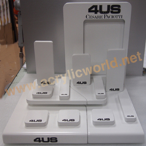 Bloque de exhibición de joyería de cubo de acrílico transparente sólido personalizado, collar de joyería de acrílico, bloque de exhibición de joyería/anillo/Exhibición de collar - Product Image 5