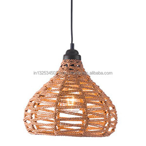 Lámpara colgante de yute Weave Orb - Product Image 3