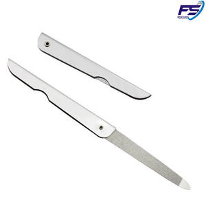 Tampon de lime à ongles professionnel, 1 pièce, en acier inoxydable avec poignée antidérapante en Silicone, soins de manucure et pédicure - Product Image 3