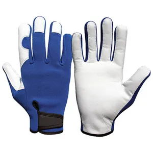 Hochwertige zugelassene Anticore Cut Resistant Hersteller Industrial Hand Leder Sicherheits handschuhe