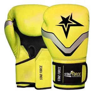 Hochwertige maßge schneiderte Großhandel Muay Thai Sandsack UFC MMA Halb finger handschuhe Box handschuhe echtes Rindsleder mma