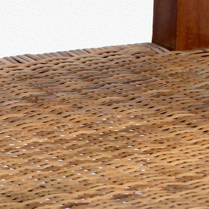 เก้าอี้หวายไม้สักธรรมชาติพร้อมเก้าอี้พักผ่อนสไตล์ทอปอกสำหรับตกแต่งภายในบ้าน - Product Image 2