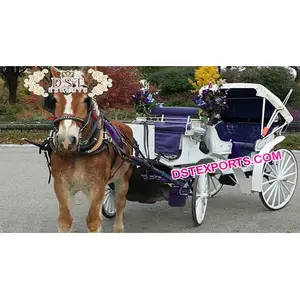Queen Victoria Horse Drawn Carriage Horse Drawn Carts Coaches Carriages Princess Buggy for Wedding