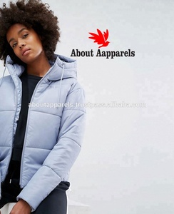 Nuevo abrigo de invierno acolchado para mujer, chaqueta bomber con capucha y cuello de piel acolchada, chaqueta acolchada corta transpirable - Product Image 2