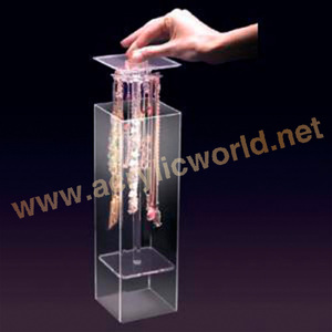 Présentoir multifonctionnel en acrylique personnalisé pour bijoux colliers et bracelets fabriqué en Chine présentoir pour bijoux/bagues/colliers - Product Image 3