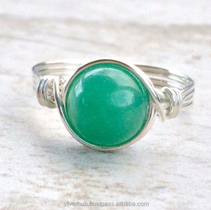 Último anillo de ónix verde Natural Unisex, joyería hecha a mano de Plata de Ley 925, piedras preciosas genuinas de alta calidad, tamaños, regalo perfecto - Product Image 1