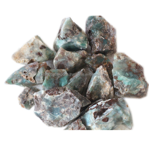 หิน aquaprase ดิบสีเขียวผสมสีธรรมชาติสำหรับทำเครื่องประดับได้รับการรับรองจากบุคคลที่สามจากเหมืองโดยตรง - Product Image 4