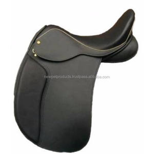 Selle de course de chevaux en cuir véritable pour l'équitation fournie par un fabricant renommé - Product Image 1