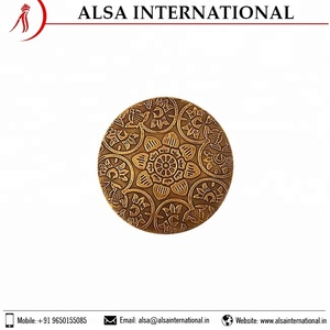 Precio asequible Mayorista Posavasos de metal personalizado Fabricante de pedidos en línea de exportador indio - Product Image 4