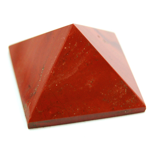 Pyramide de cristal d'agate de jaspe rouge de haute qualité Style Feng Shui pierre semi-précieuse naturelle artisanat outil de guérison de pierres précieuses - Product Image 2