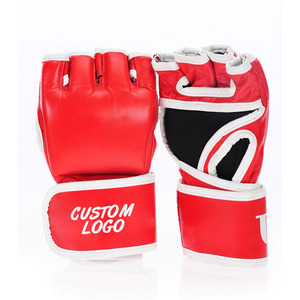 Guantes de cuero artificial de MMA, guantes de boxeo de buena calidad, precio al por mayor, hechos a medida, novedad - Product Image 4