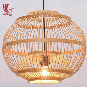 Modern Asian Traditional Woven Bamboo Lampshade Environmental Friendly Creative <b>Novelty</b> Pendant <b>Lamp</b> Shade for Home Decor - Product Image 4