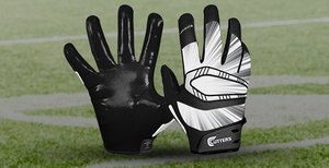 Fabricante de guantes de fútbol americano Guantes de receptor de fútbol de Palma de silicona Deportes ultraadherentes personalizados Jóvenes y adultos estadounidenses - Product Image 4